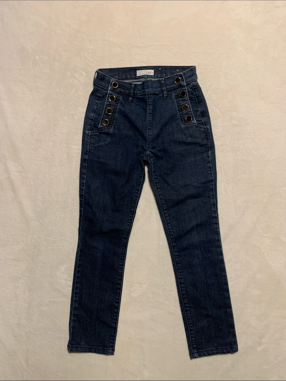 Loft 24/00 Modern Skinny Button Fly Jegging Jeans
